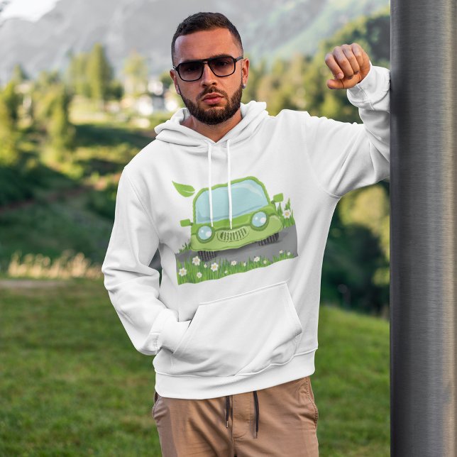 Cute Green Car Hoodie (Creator Uploaded)