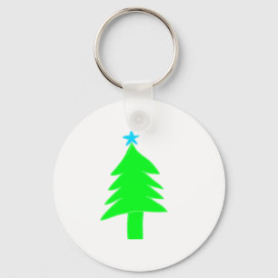CUTE green cristms tree KEYCHAIN