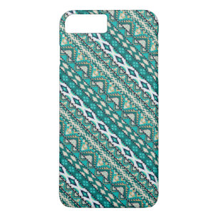 Cute green design aztec patterns design iPhone 8 plus/7 plus case