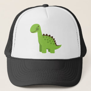 Cute Green Dinosaur Trucker Hat