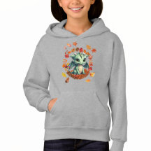 Cute Green Dragon “Autism Awesome Autumn” Design