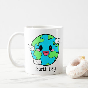 Cute Green Earth Day Coffee Mug