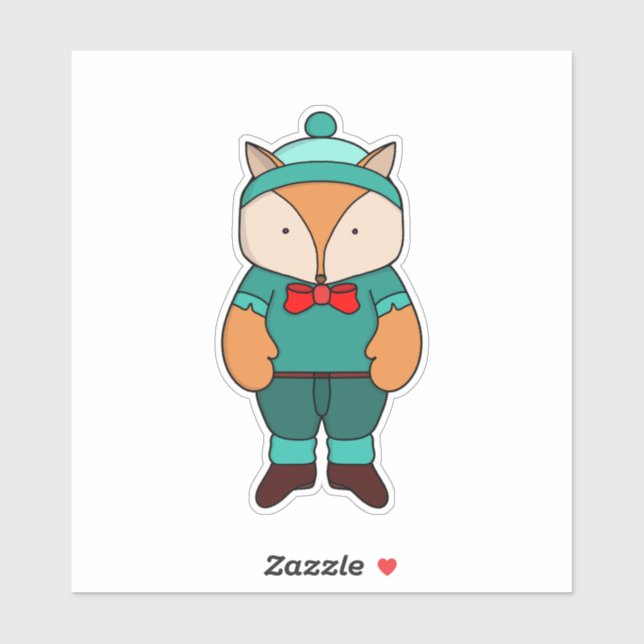 Cute green fox (Sheet)