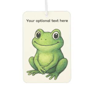 CUTE GREEN FROG CAR AIR FRESHENER