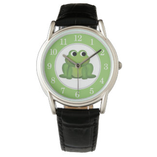 Cute Green Frog Watch