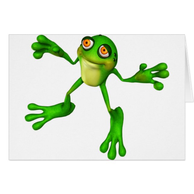 Cute Green Froggy (Front Horizontal)
