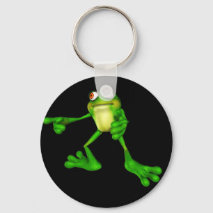 Cute Green Froggy Key Ring