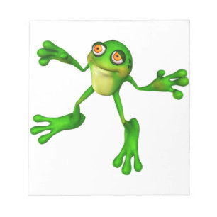 Cute Green Froggy Notepad