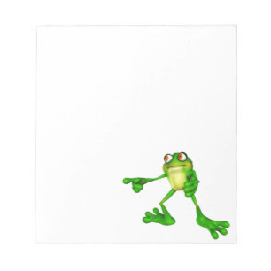 Cute Green Froggy Notepad