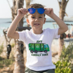 Cute Green Garbage Truck Kids Any Age T-Shirt<br><div class="desc">This cute green garbage truck kids t-shirt design will have your kid super excited to wear. Customise it with their name or give it as a gift with the name of the child receiving it. Perfect for birthdays, holidays or many other occasions. This design will also go great on many...</div>