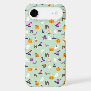 Cute green Halloween Seamless Pattern - Spooky