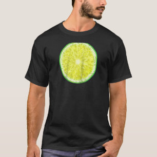 Cute Green Lime Costume Halloween Lazy Lemon Funny T-Shirt