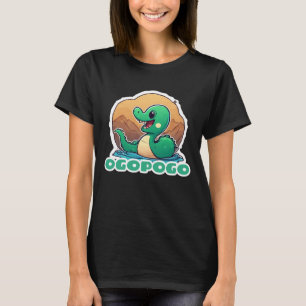 Cute Green Ogopogo the Okanagan Lake Monster T-Shirt