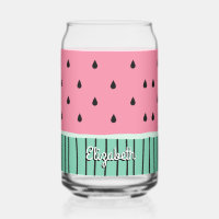 Cute Green Pink Pastel Watermelon Personised