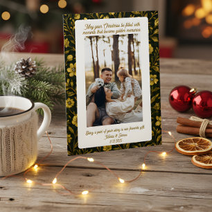 Cute Green Plaid Portrait Photo Christmas Holiday 