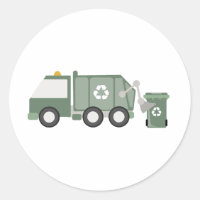 Cute Green Recycling Truck Kids Vehicles Birthday