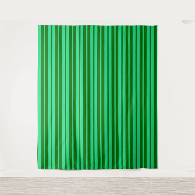 Cute Green Stylish Stripes Pattern Design  Tapestry (Front)