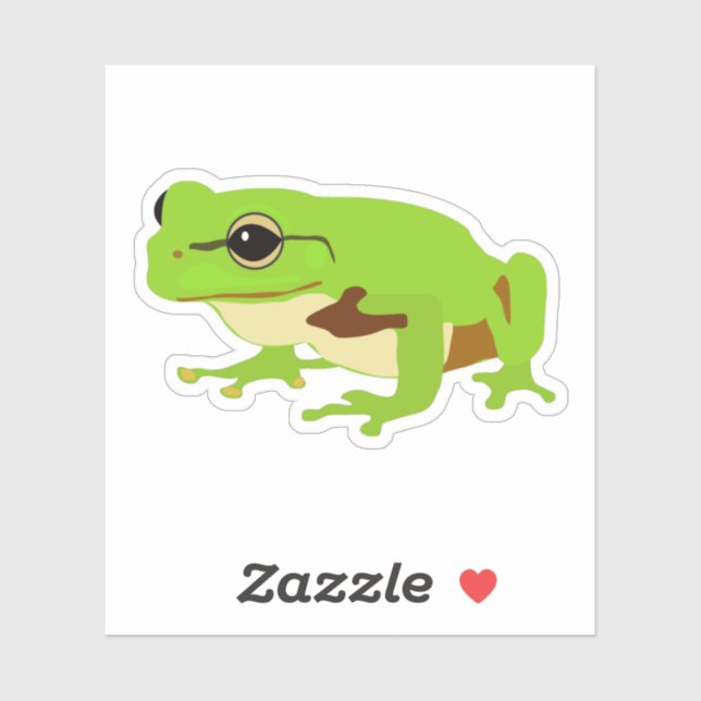 Cute Green Tree Frog (Sheet)