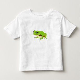 Cute Green Tree Frog Toddler T-Shirt