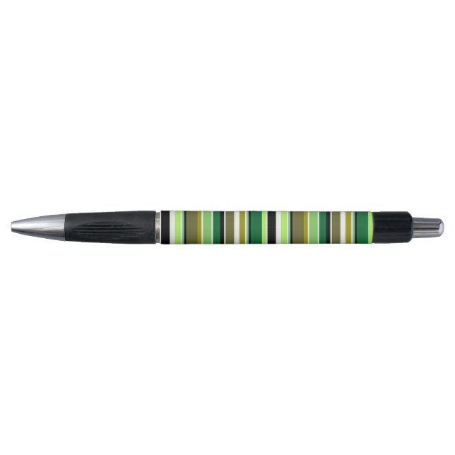 Cute green white stripes (Front)