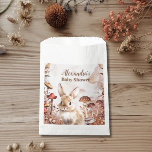 Cute Greenery Forest Animals Woodland Baby Shower Favour Bag