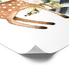 Cute Greenery Woodland Animals Baby Shower Welcome