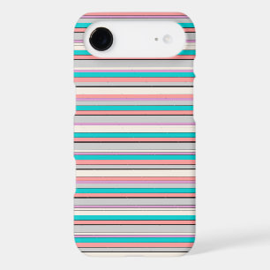 Cute grey aqua stripes