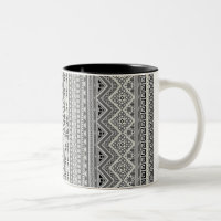 Cute grey aztec patterns design
