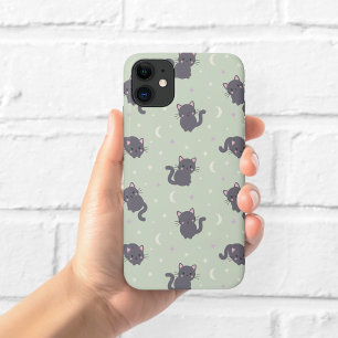 Cute Grey Cat Sage Phone Case