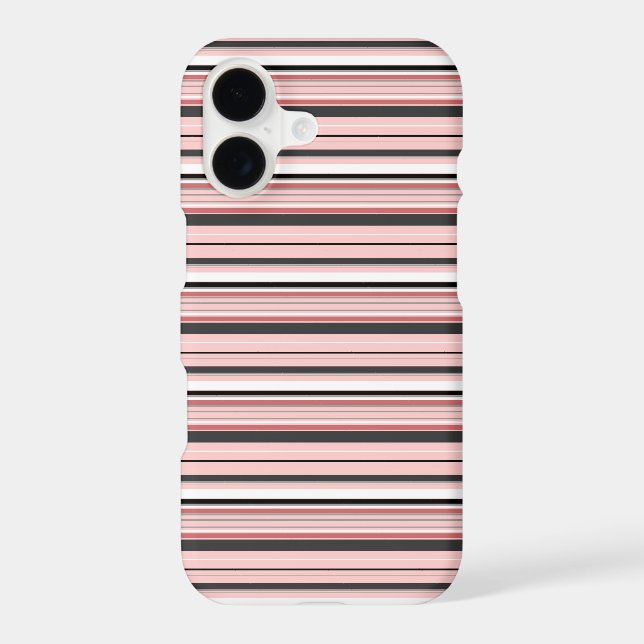 Cute grey pink stripes (Back)
