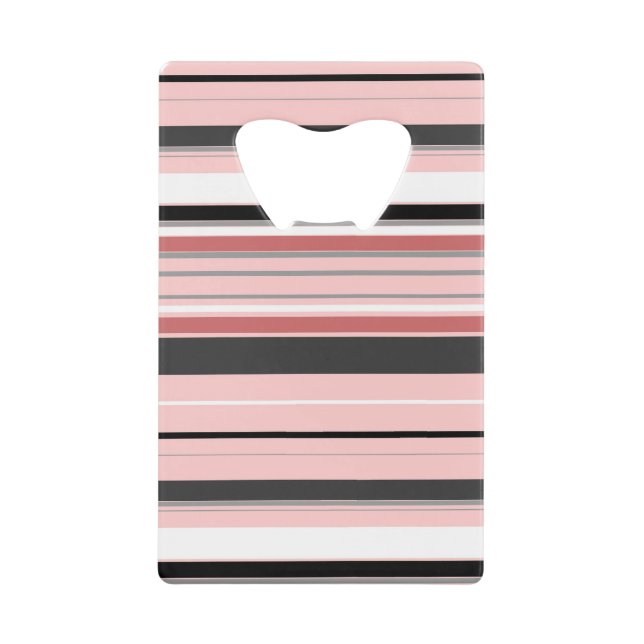 Cute grey pink stripes (Front)