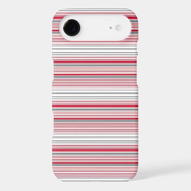 Cute grey red stripes (Back)