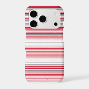 Cute grey red stripes