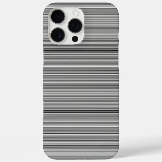 Cute grey stripes Case-Mate iPhone case (Back)