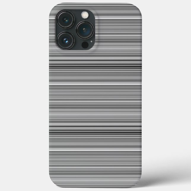 Cute grey stripes Case-Mate iPhone case (Back)