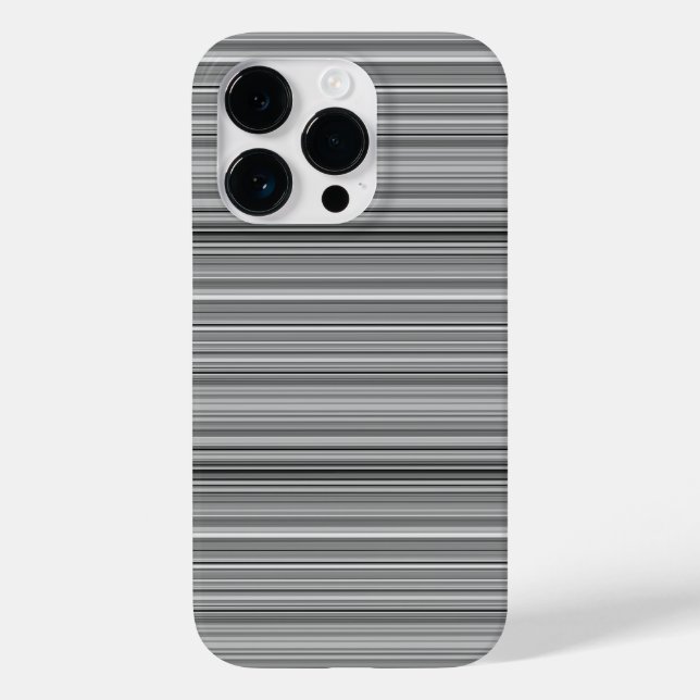 Cute grey stripes Case-Mate iPhone case (Back)