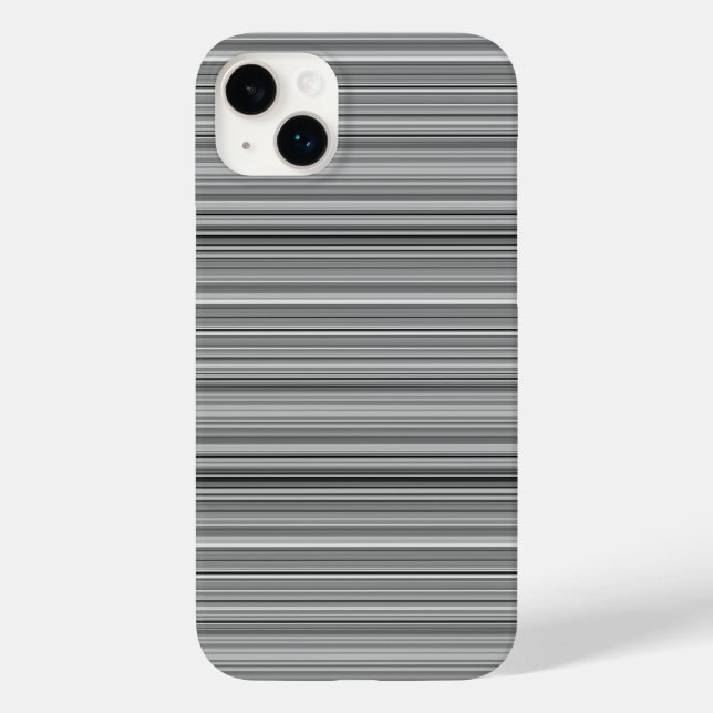 Cute grey stripes Case-Mate iPhone case (Back)