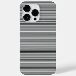 Cute grey stripes Case-Mate iPhone 14 pro max case