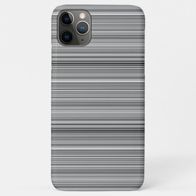 Cute grey stripes Case-Mate iPhone case (Back)