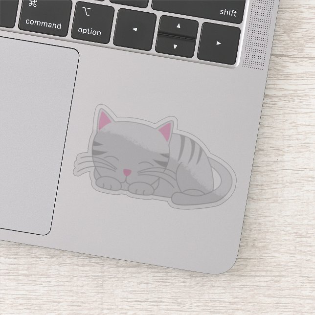 Cute Grey Tabby Kitten (Detail)