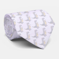 Cute Grey Tyrannosaurus Rex Dinosaur Toy Pattern