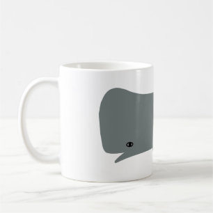 Cute Grey Whale Environmental Art Whales Kids  Coffee Mug