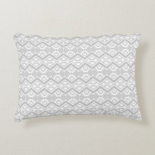 Cute grey zigzag pattern decorative cushion