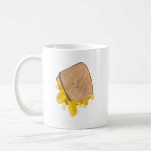 Cute Grilled Cheese Dripping Sandwich Coffee Mug