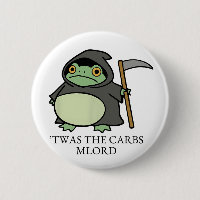 Cute Grim Reaper Frog – ’Twas the Carbs M’Lord