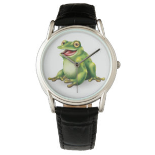 Cute Grinning Frog Watch
