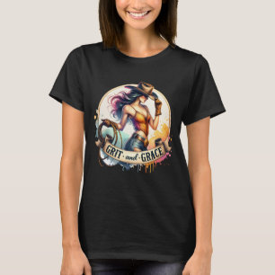 Cute grit grace Western Cowgirl T-Shirt