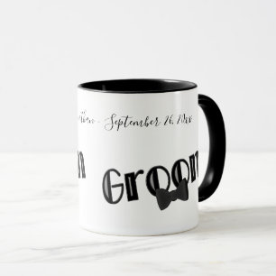 Cute Groom Personalised Wedding  Mug