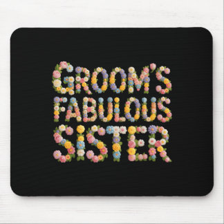 Cute Grooms Fabulous Sister Bride Team Bridal In Mouse Pad