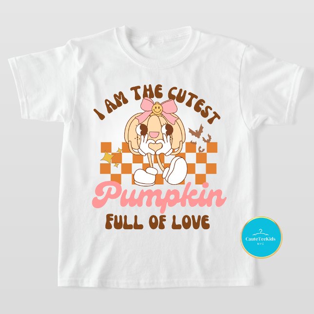 Cute Groovy Baby Pumpkin Halloween  Toddler T-Shirt (Creator Uploaded)